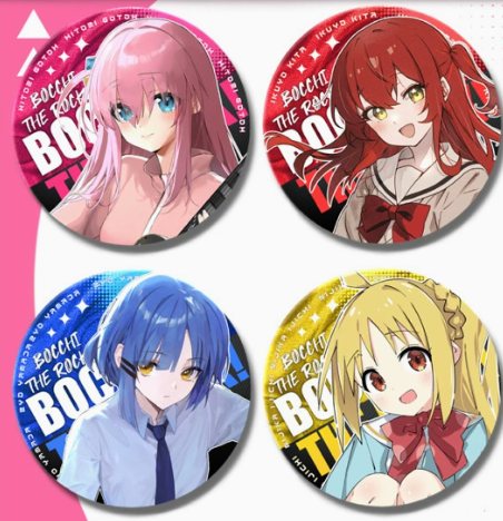 《Bocchi the Rock! 》PIN : Bocchi & Kita's Sparkle Rebellion!