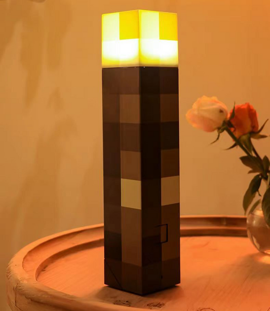 BLOCK LIGHT: Minecraft Torch Lamp for Real-Life Adventures!