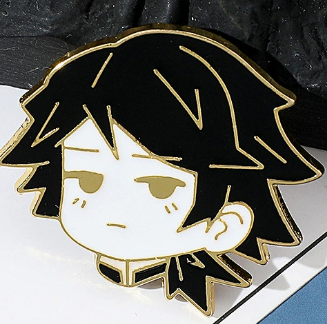 Demon Slayer Metal Badge – Zenitsu, Tanjiro, Shinobu Enamel Pin