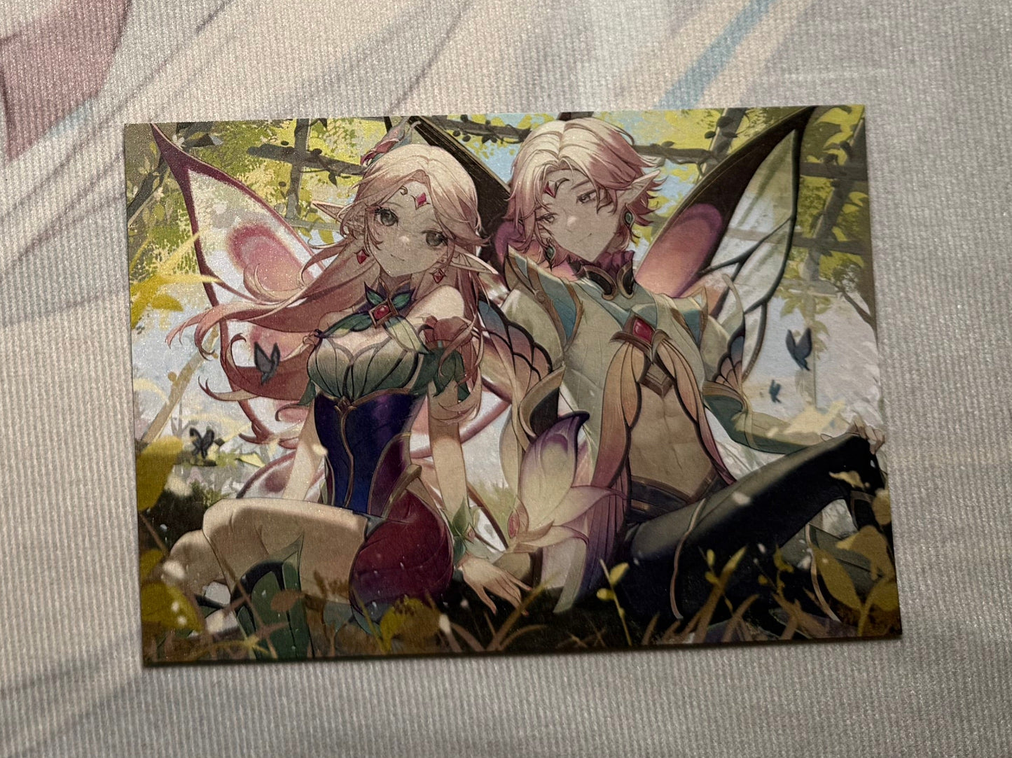 League of Legends & The Legend of Zelda Postcard Series Lux Ezreal link
