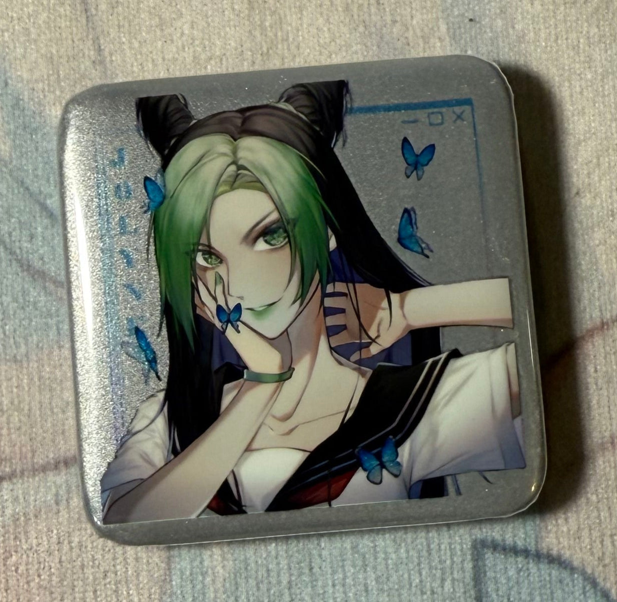 JoJo’s Bizarre Adventure Sparkle Badge – Josuke Higashikata & Jolyne Cujoh