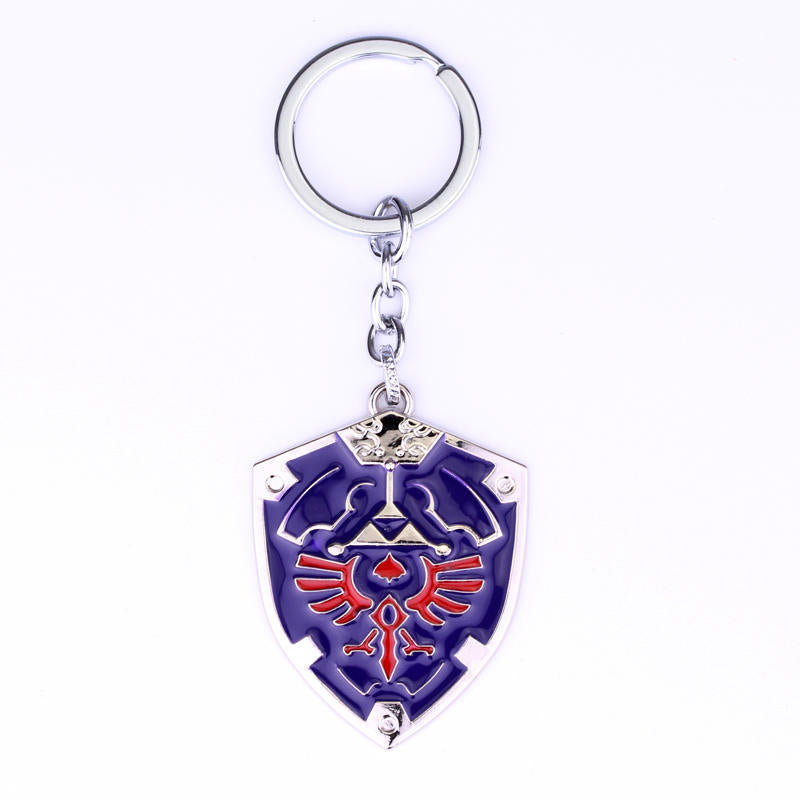 The Legend of Zelda: Breath of the Wild Owl Shield Keychain, Skyward Sword.Game Merchandise Accessory