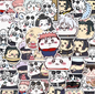 Set of 54 Chiikawa and "Jujutsu Kaisen" Satoru Gojo Cartoon Stickers