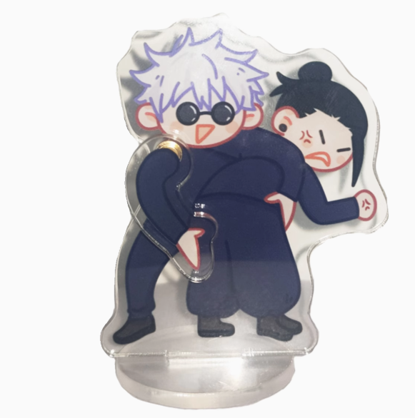 Jujutsu Kaisen Gojo Satoru & Geto Suguru Slap Butt Rotating Stand, Must-Have Anime Fan Collectible