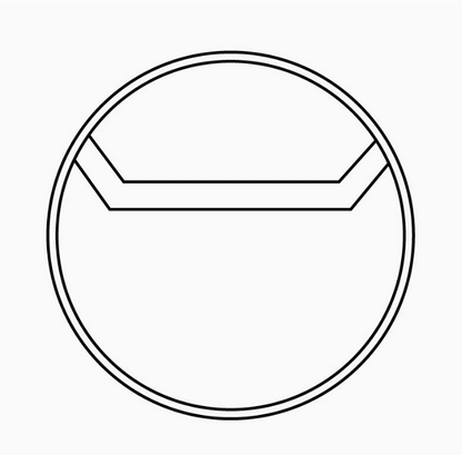 Clear PVC Badge Protector Sleeve – Round Pin Cover