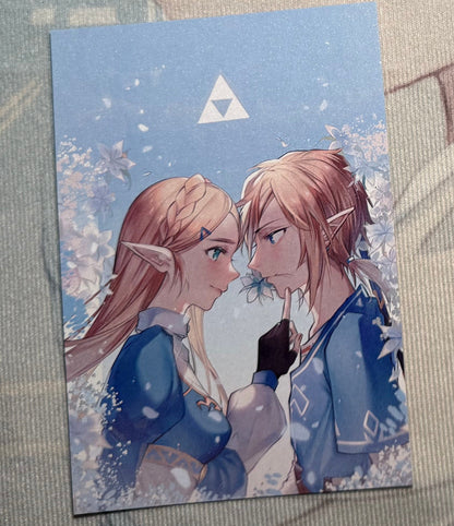 League of Legends & The Legend of Zelda Postcard Series Lux Ezreal link