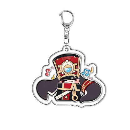 Honkai: Star Rail Pom-Pom Acrylic Keychain Pendant - Game Merchandise