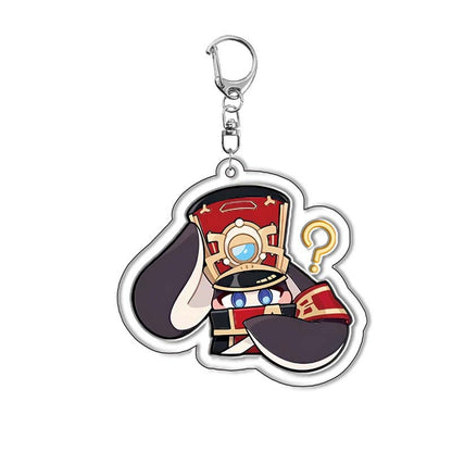 Honkai: Star Rail Pom-Pom Acrylic Keychain Pendant - Game Merchandise