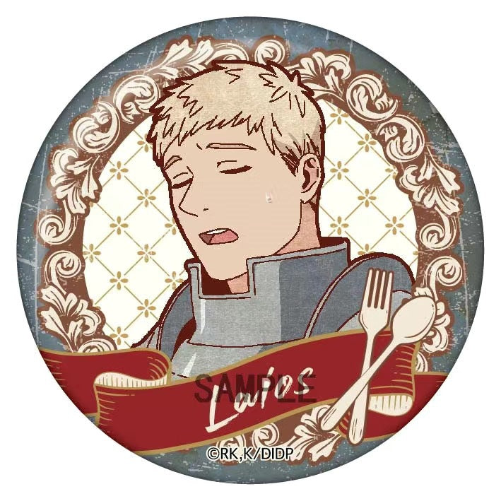 Delicious in Dungeon Merchandise Badge - Laios, Senshi, Marcille, Falin, Chilchack, and Tsurugi Enamel Pin Collection