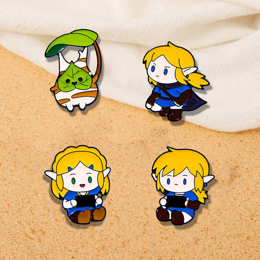 Metal Pin - Zelda Link Game Badge Merchandise