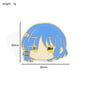 Japanese Cartoon Anime Character Metal Badge - Bocchi the Rock Pins, Bocchi & Nijika Alloy Accessories and Decorations