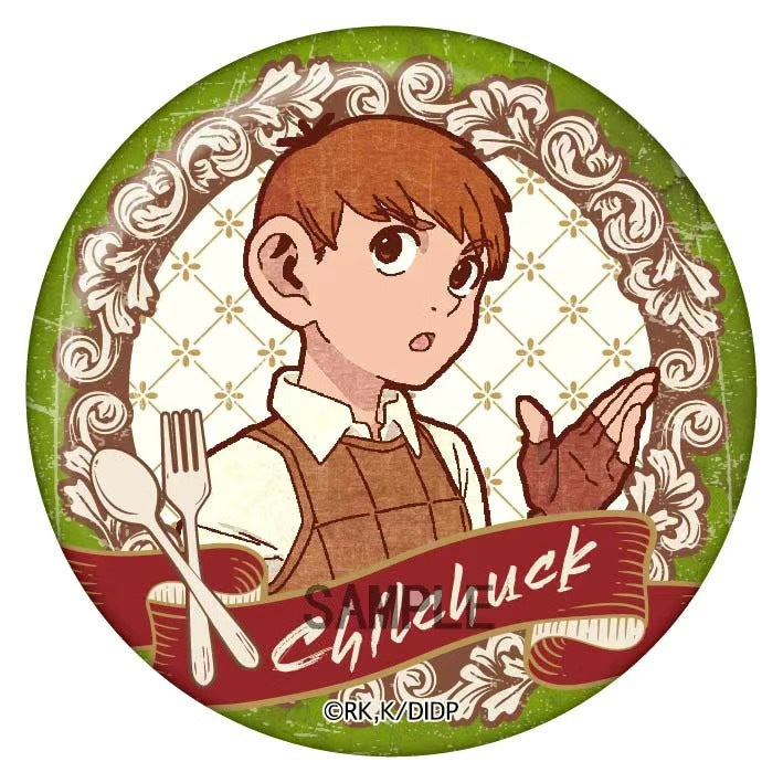 Delicious in Dungeon Merchandise Badge - Laios, Senshi, Marcille, Falin, Chilchack, and Tsurugi Enamel Pin Collection