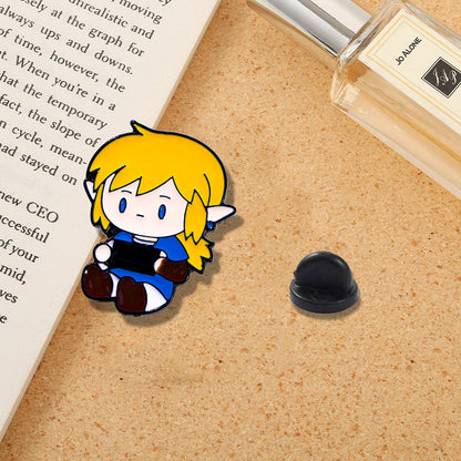 Metal Pin - Zelda Link Game Badge Merchandise