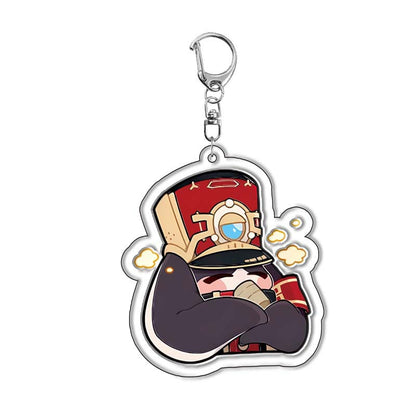 Honkai: Star Rail Pom-Pom Acrylic Keychain Pendant - Game Merchandise