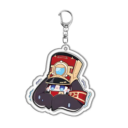 Honkai: Star Rail Pom-Pom Acrylic Keychain Pendant - Game Merchandise